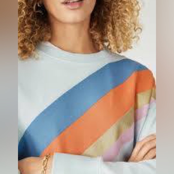 Hush UK Rainbow relaxed sweatshirt. - Picture 3 of 6